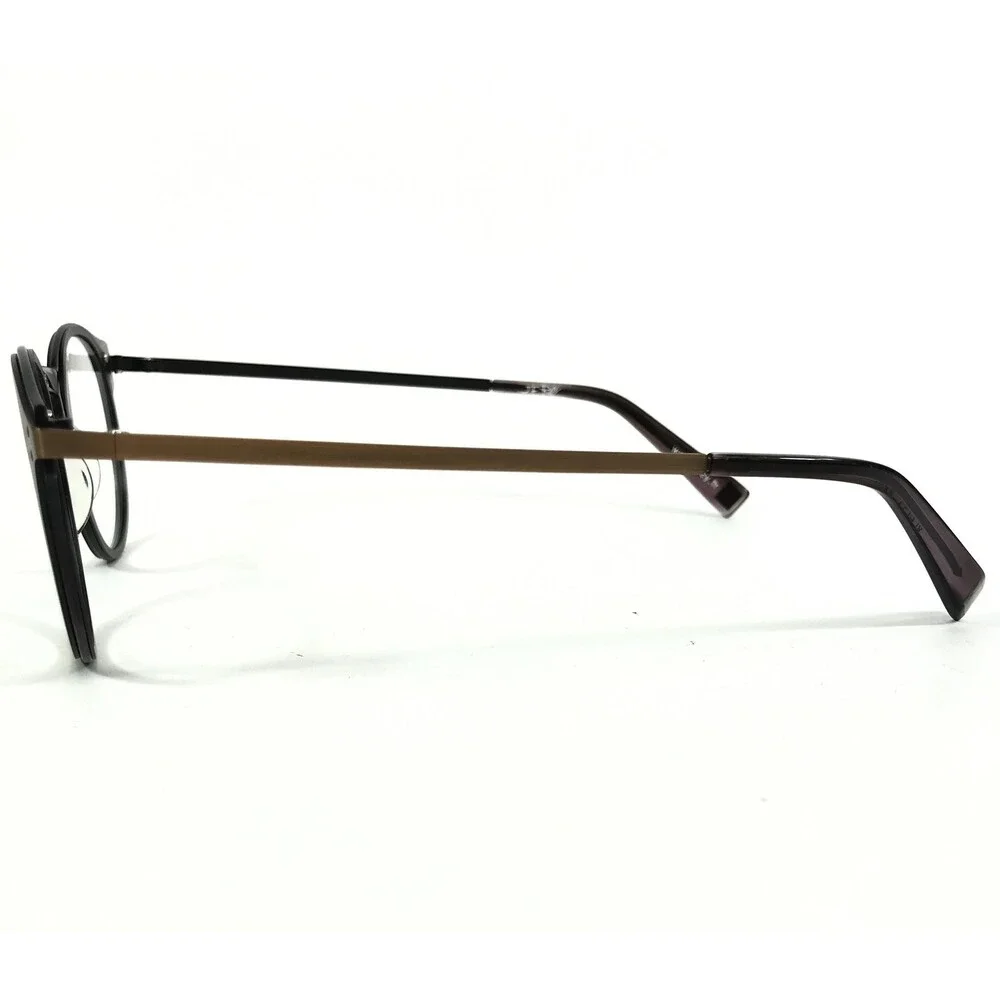 JF Rey Eyeglasses Frames JF2744 5575 Brushed Bronze Plum Gold Round 47-21-148
